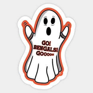 Ghost Cincinatti Bengals Sticker